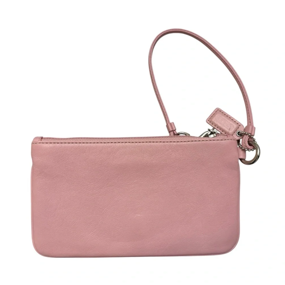 Coach vintage y2k RARE pink leather soho buckle clutch bag wristlet wallet Wow! - Picture 3 of 10
